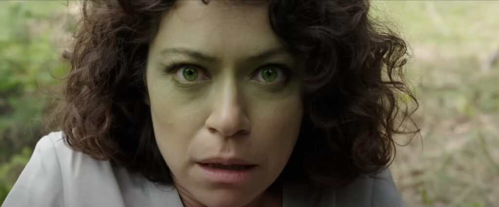 MCU Jennifer Walters geting angry and showing green eyes just before hulking out in the official trailer. Why is MCU She-Hulk a big deal?